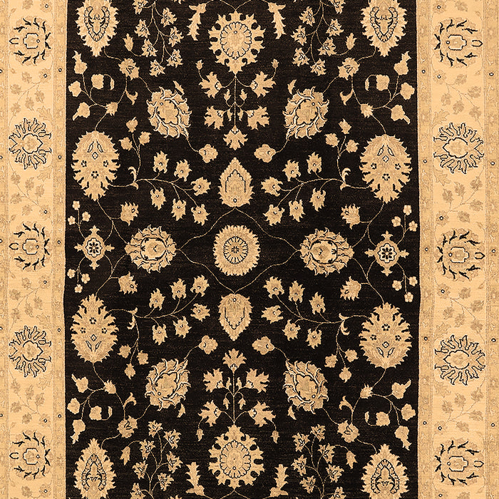 Oriental Brown Traditional Rug, urb906brn