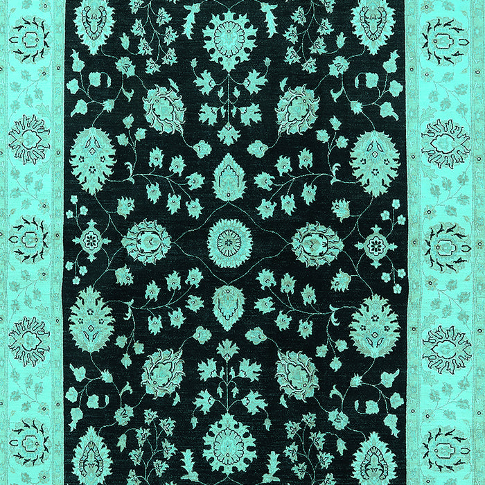 Oriental Turquoise Traditional Rug, urb906turq