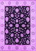 Oriental Purple Traditional Rug, urb906pur