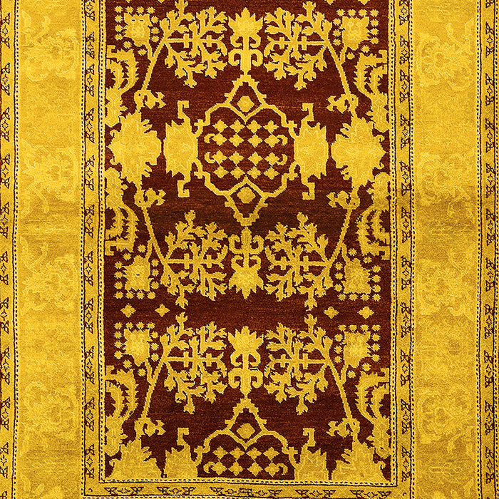 Oriental Yellow Industrial Rug, urb907yw