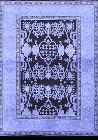 Oriental Blue Industrial Rug, urb907blu