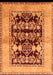 Machine Washable Oriental Orange Industrial Area Rugs, wshurb907org