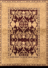 Oriental Brown Industrial Rug, urb907brn