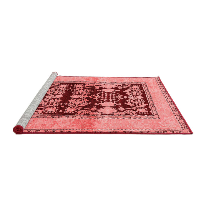 Industrial Red Washable Rugs