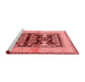 Industrial Red Washable Rugs