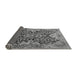 Sideview of Oriental Gray Traditional Rug, urb908gry
