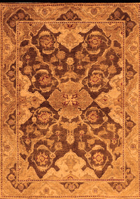 Oriental Orange Traditional Rug, urb908org