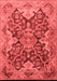 Oriental Red Traditional Area Rugs