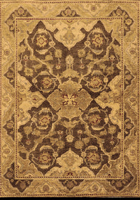 Oriental Brown Traditional Rug, urb908brn
