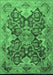 Oriental Emerald Green Traditional Rug, urb908emgrn