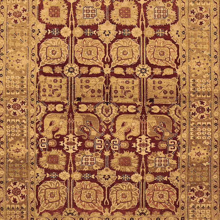 Oriental Brown Traditional Rug, urb909brn