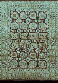 Oriental Light Blue Traditional Rug, urb909lblu