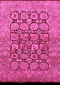 Oriental Pink Traditional Rug, urb909pnk