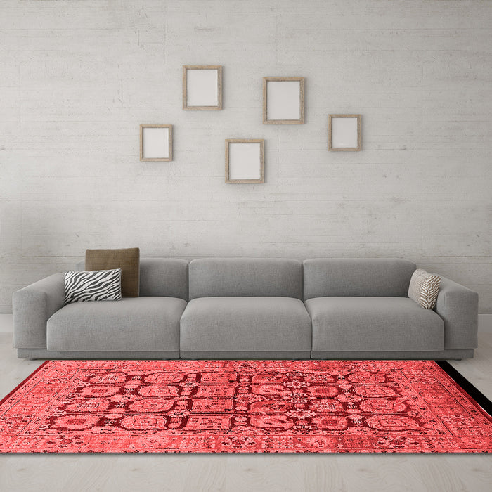 Traditional Red Washable Rugs