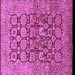 Square Oriental Purple Traditional Rug, urb909pur