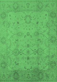 Oriental Emerald Green Traditional Rug, urb910emgrn