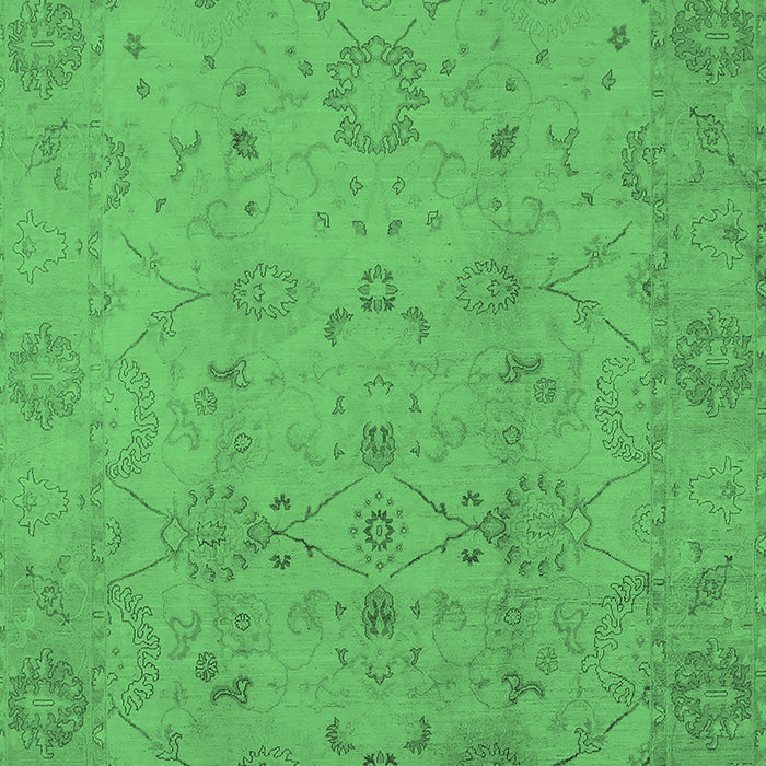 Oriental Emerald Green Traditional Rug, urb910emgrn