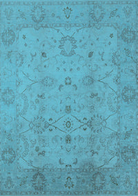 Oriental Light Blue Traditional Rug, urb910lblu