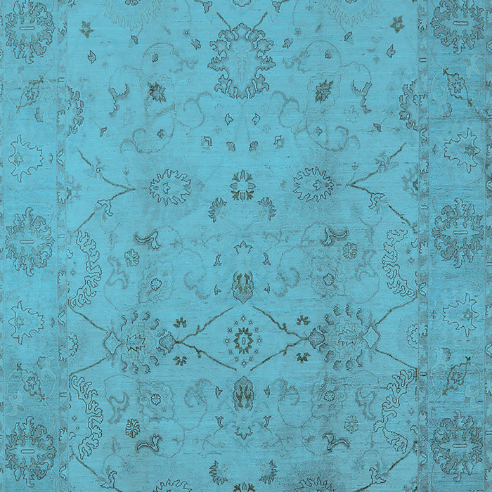 Oriental Light Blue Traditional Rug, urb910lblu