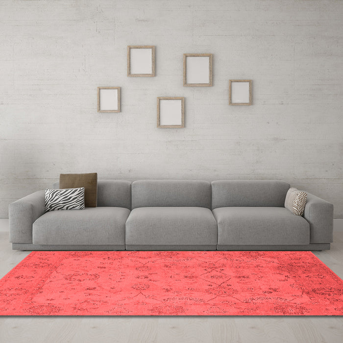 Traditional Red Washable Rugs