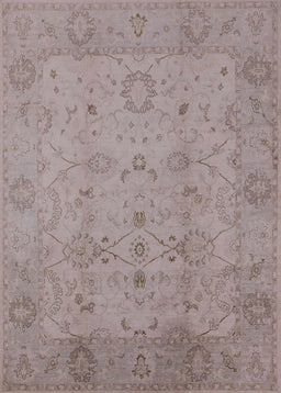 Machine Washable Industrial Modern Rose Dust Purple Rug, wshurb910