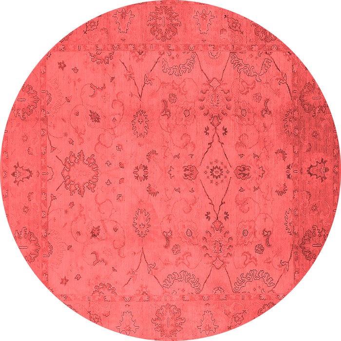 Machine Washable Oriental Red Traditional Rug, wshurb910red