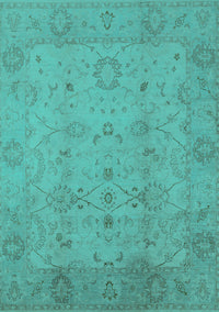 Oriental Turquoise Traditional Rug, urb910turq