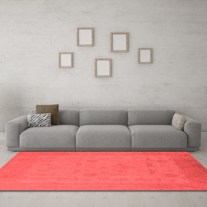 Traditional Red Washable Rugs