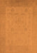 Oriental Orange Traditional Rug, urb911org