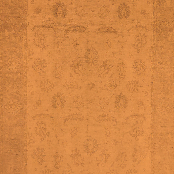 Oriental Orange Traditional Rug, urb911org