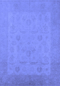 Oriental Blue Traditional Rug, urb911blu