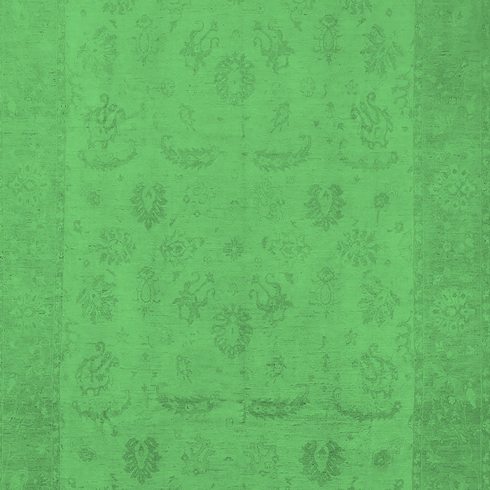 Oriental Emerald Green Traditional Rug, urb911emgrn