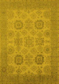 Oriental Yellow Industrial Rug, urb912yw