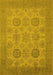 Oriental Yellow Industrial Rug, urb912yw