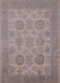 Mid-Century Modern Rose Purple Oriental Rug, urb912