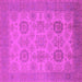 Square Oriental Pink Industrial Rug, urb912pnk