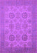 Machine Washable Oriental Purple Industrial Area Rugs, wshurb912pur