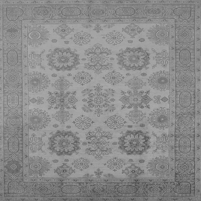 Square Oriental Gray Industrial Rug, urb912gry