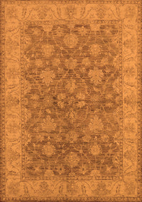 Oriental Orange Traditional Rug, urb913org