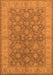 Machine Washable Oriental Orange Traditional Area Rugs, wshurb913org