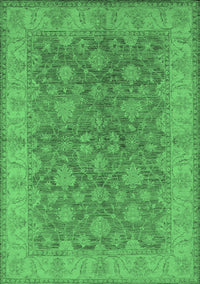 Oriental Emerald Green Traditional Rug, urb913emgrn