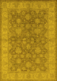 Oriental Yellow Traditional Rug, urb913yw