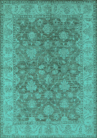 Oriental Turquoise Traditional Rug, urb913turq