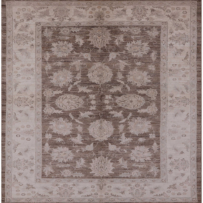 Square Machine Washable Industrial Modern Puce Purple Rug, wshurb914