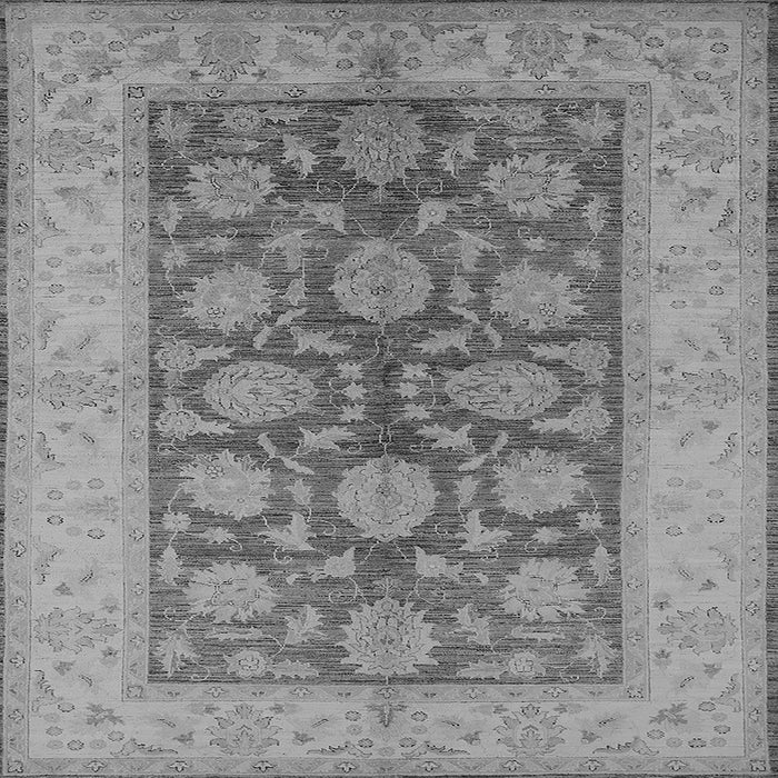 Square Oriental Gray Traditional Rug, urb914gry