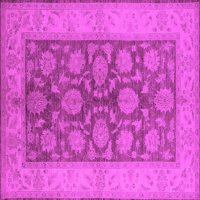 Square Oriental Pink Traditional Rug, urb914pnk