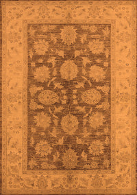 Oriental Orange Traditional Rug, urb914org