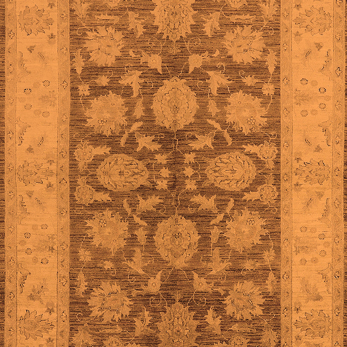 Oriental Orange Traditional Rug, urb914org