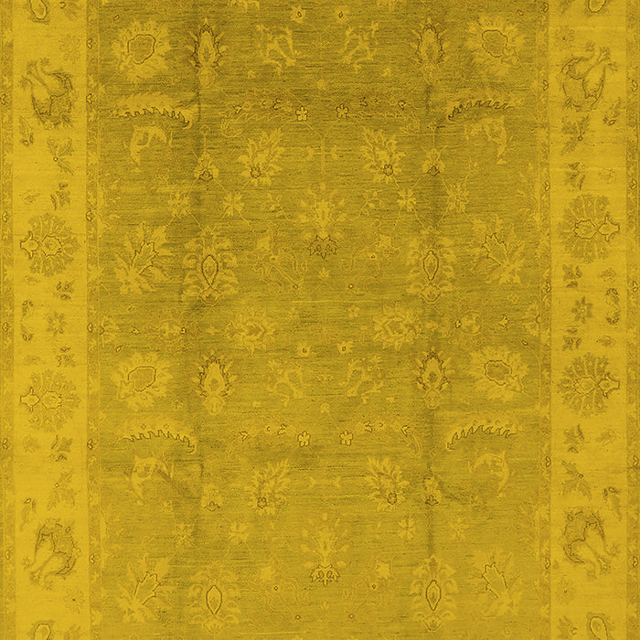 Oriental Yellow Industrial Rug, urb915yw