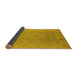 Sideview of Oriental Yellow Industrial Rug, urb915yw